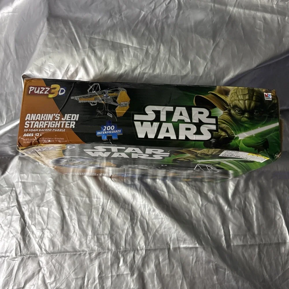 Star Wars Puzz3D Anakin's Jedi‎ Starfighter Foam Backed Puzzle Milton Bradley
